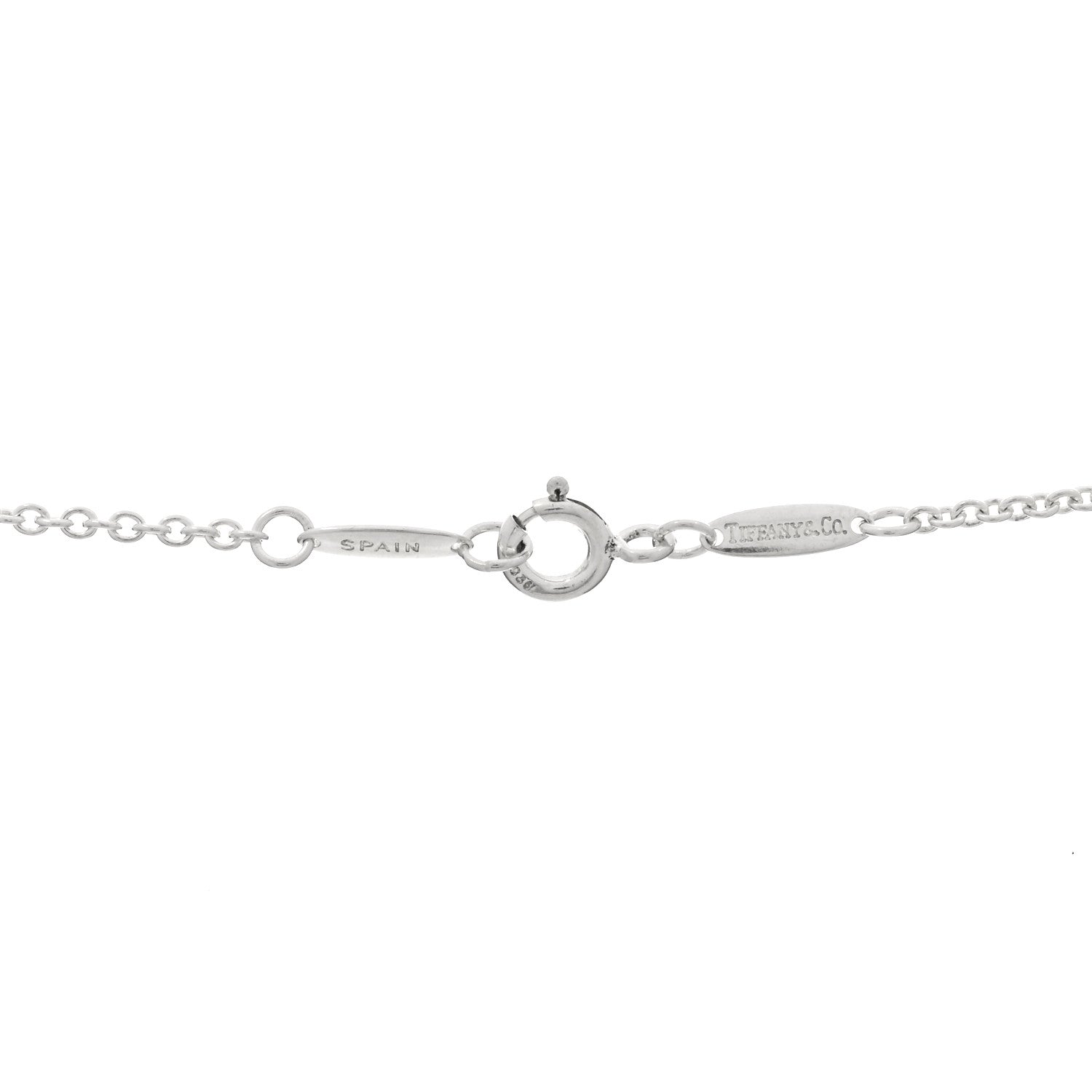 Tiffany Sterling Silver 16mm Elsa Peretti Open Heart Pendant Necklace 3 of 3