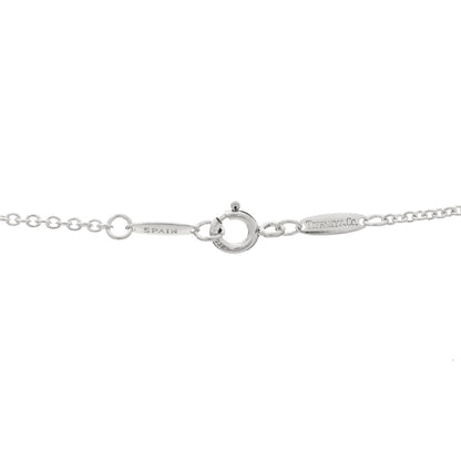 Tiffany Sterling Silver 16mm Elsa Peretti Open Heart Pendant Necklace 3 of 3