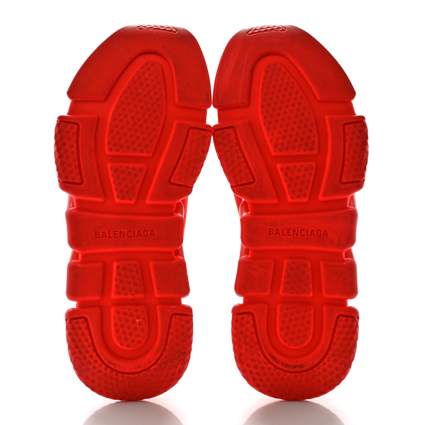 Ribbed Effect Knit Mens Speed Sneakers 42 Rouge