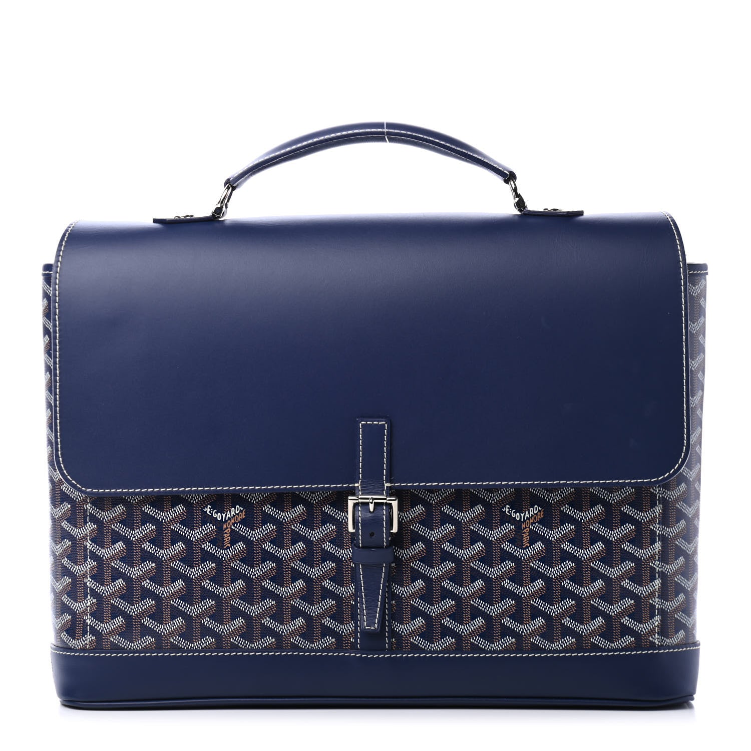 Goyard Goyardine Citadin Messenger Navy 1 of 4