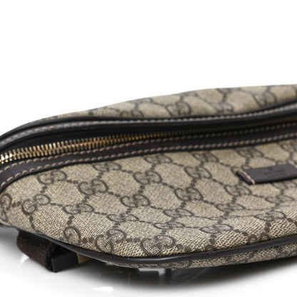 Gucci GG Supreme Monogram Belt Bag Dark Brown 14 of 17