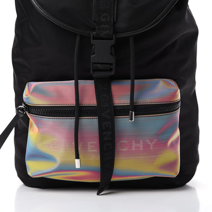 Givenchy Nylon Rainbow Hologram Light 3 Backpack Black 7 of 9