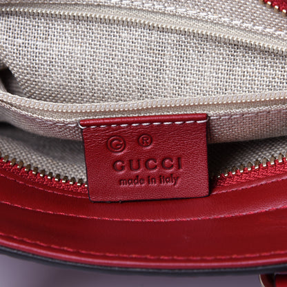 Gucci Microguccissima Small Bree Tote Red 10 of 11
