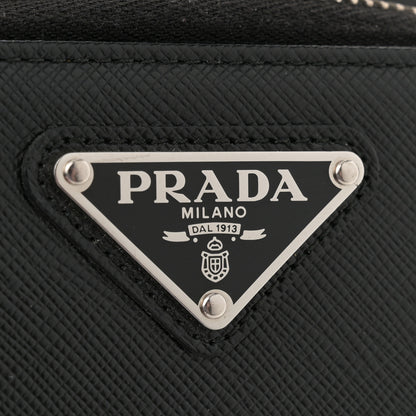 Prada Saffiano Phone Crossbody Pouch Black 6 of 13