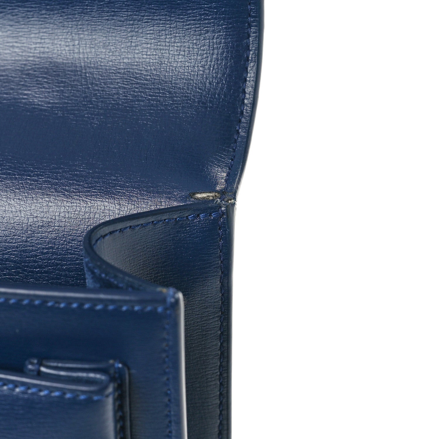 Saint Laurent Calfskin Medium Monogram Sunset Blue Charron 11 of 11