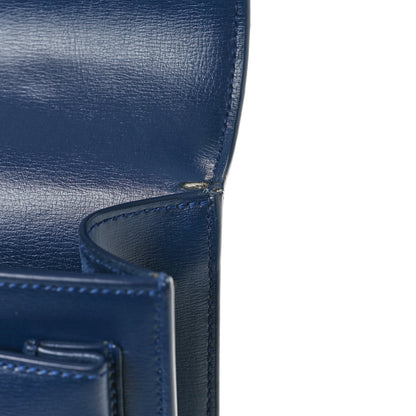 Saint Laurent Calfskin Medium Monogram Sunset Blue Charron 11 of 11