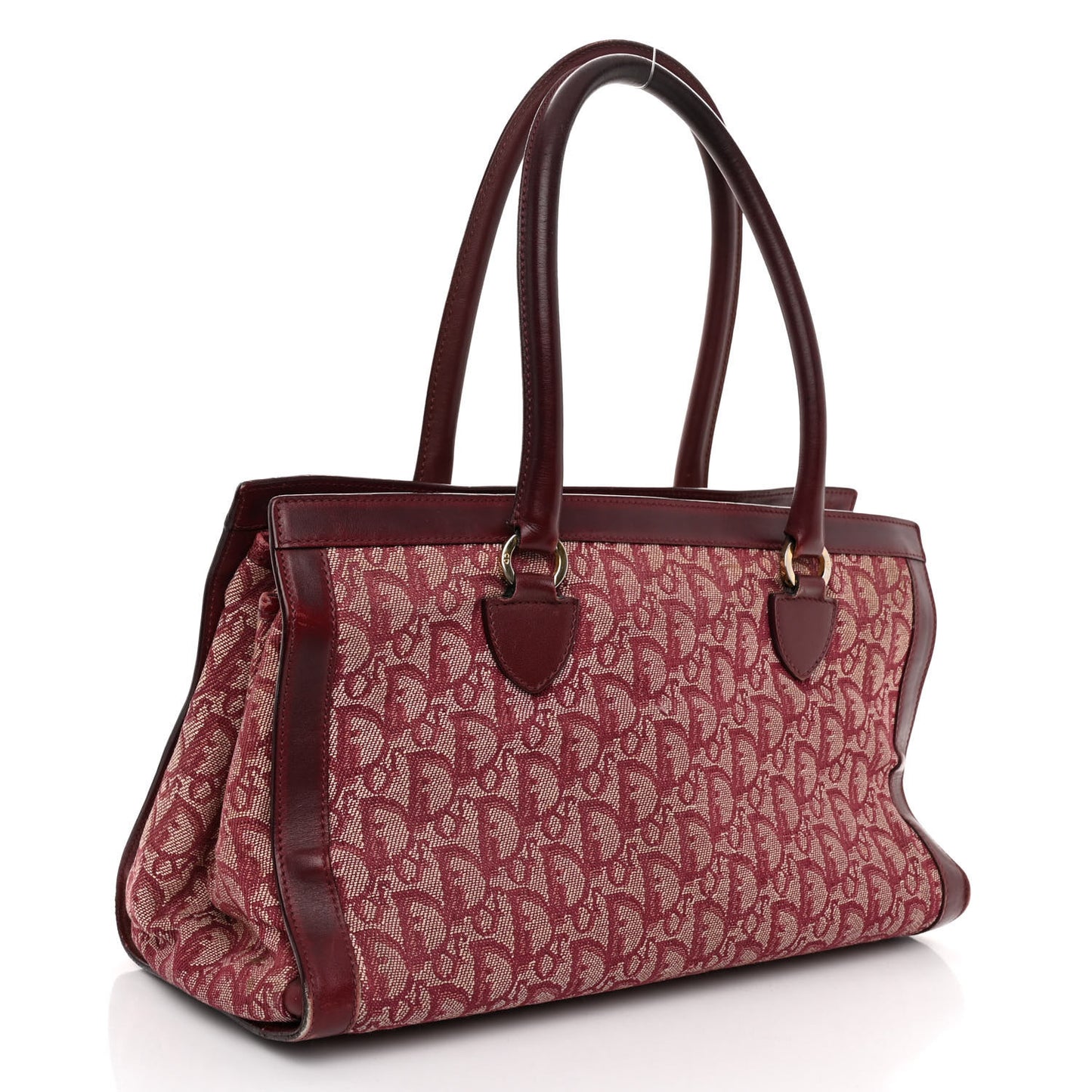 Monogram Pocket Tote Red