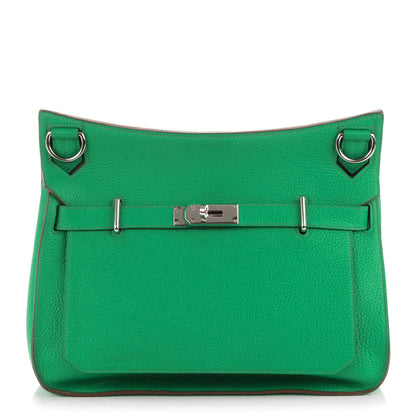 Hermes Taurillon Clemence Eclat Jypsiere 34 Menthe Etoupe 1 of 17