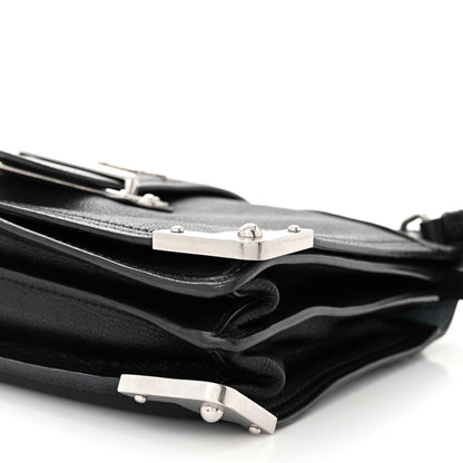 Prada Glace Calf Large Soft Cahier Bag Black Astrale 11 of 12