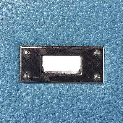 Hermes Togo Kelly Retourne 32 Blue Jean 23 of 43