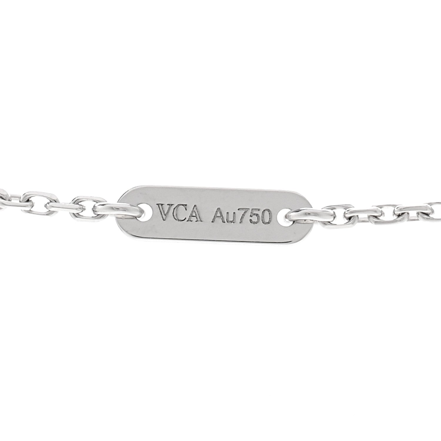 Van Cleef & Arpels 18K White Gold Turquoise Sweet Alhambra Butterfly Pendant Necklace 4 of 6