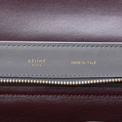 Celine Crocodile Embossed Nubuck Medium Trapeze Grey 6 of 18