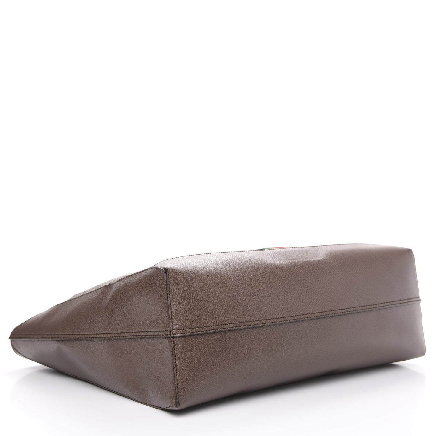 GG Supreme Monogram Web Ophidia Tote Brown