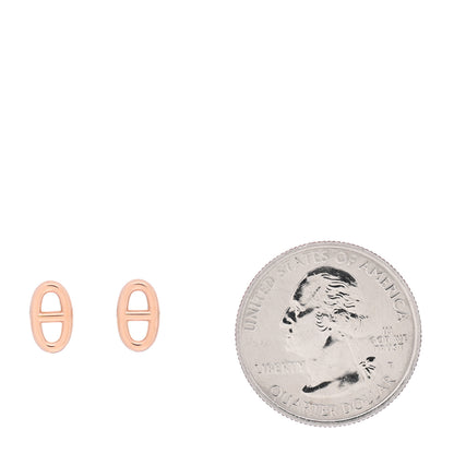 Hermes 18K Rose Gold TPM Farandole Stud Earrings 2 of 6