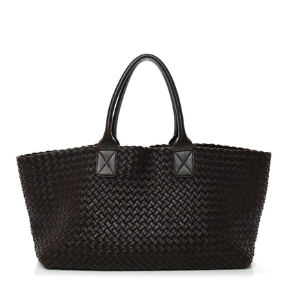 Bottega Veneta Nappa Intrecciato Medium Cabat Ebano 1 of 13