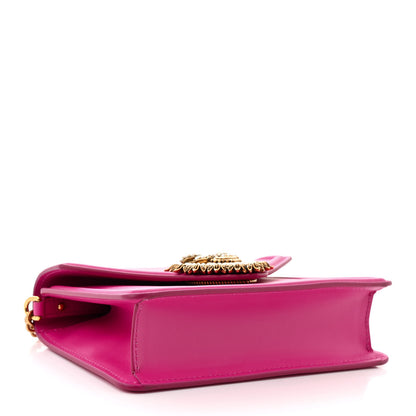 Dolce & Gabbana Smooth Calfskin Small Devotion Envelope Top Handle Bag Pink 4 of 10