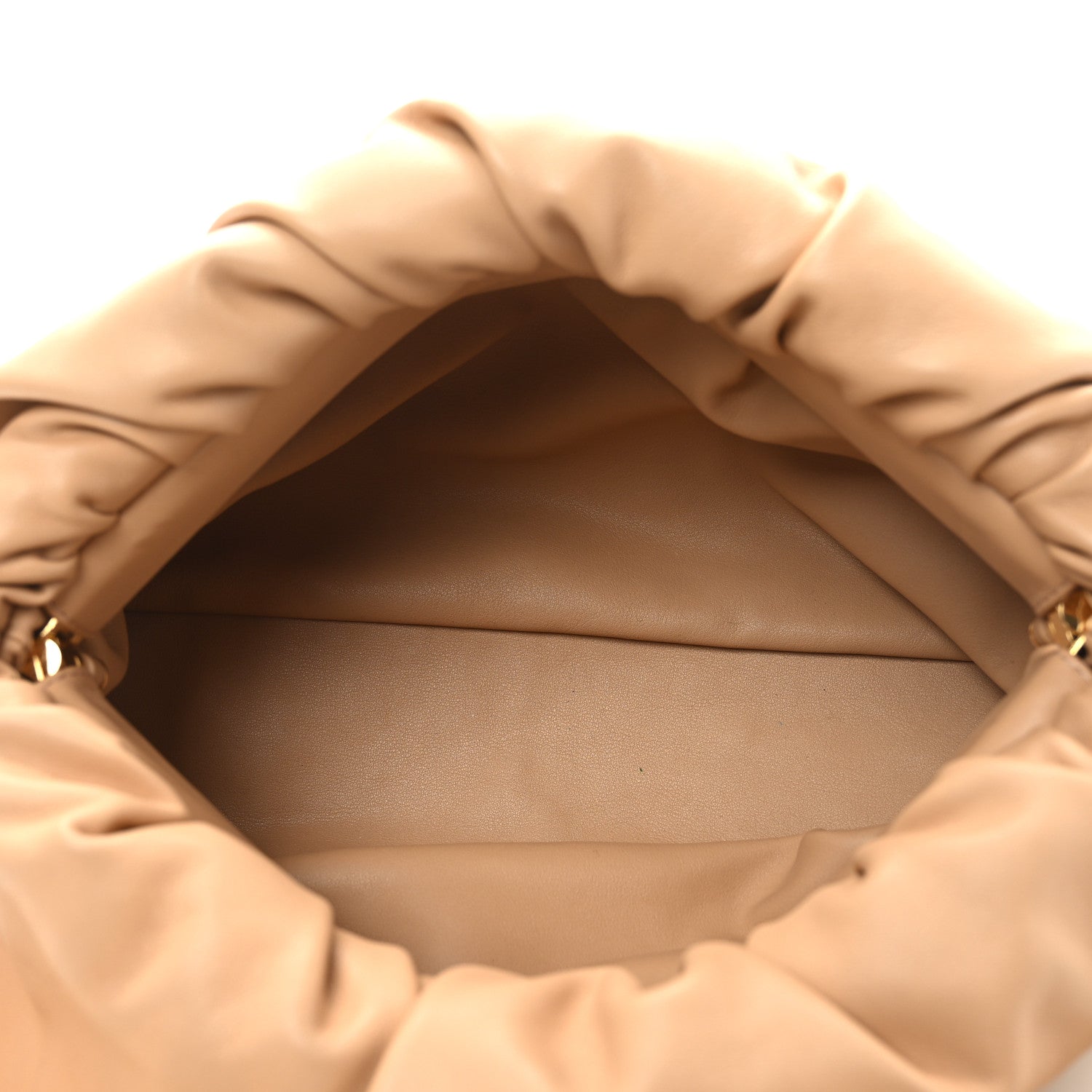 Bottega Veneta Calfskin Chain Pouch Almond 11 of 28