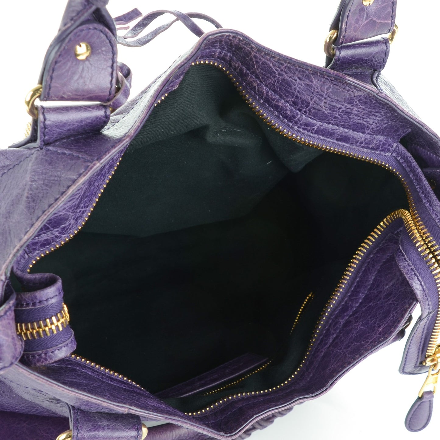 Agneau Giant 21 Gold Hardware Velo Dark Violet