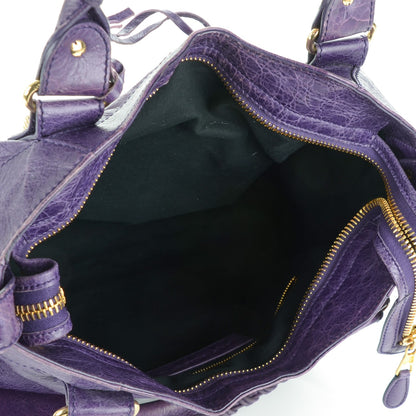 Balenciaga Agneau Giant 21 Gold Hardware Velo Dark Violet 5 of 7