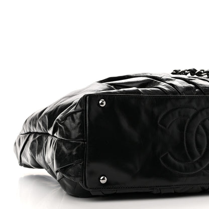 Chanel Glazed Calfskin Large Twisted Tote Black 10 of 10