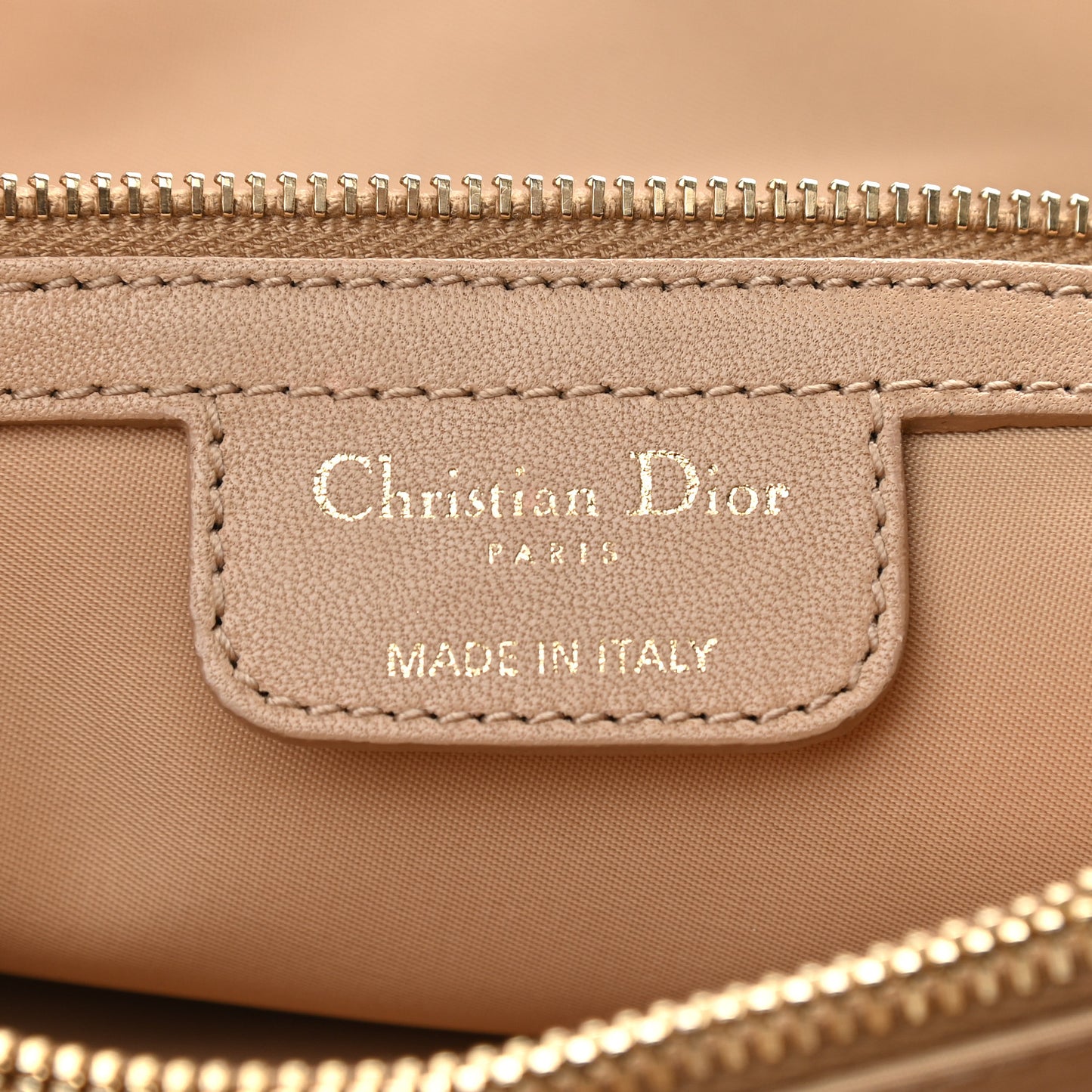 Satin Cannage Charming Lock Flap Shoulder Bag Beige