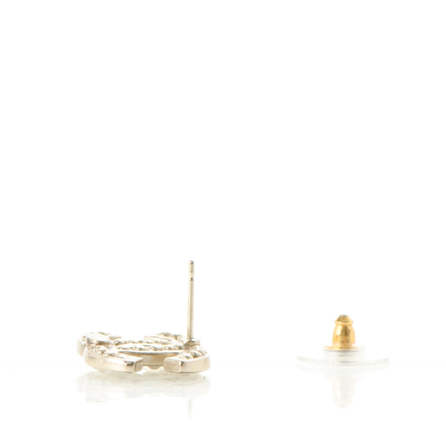 Pearl CC Earrings Gold