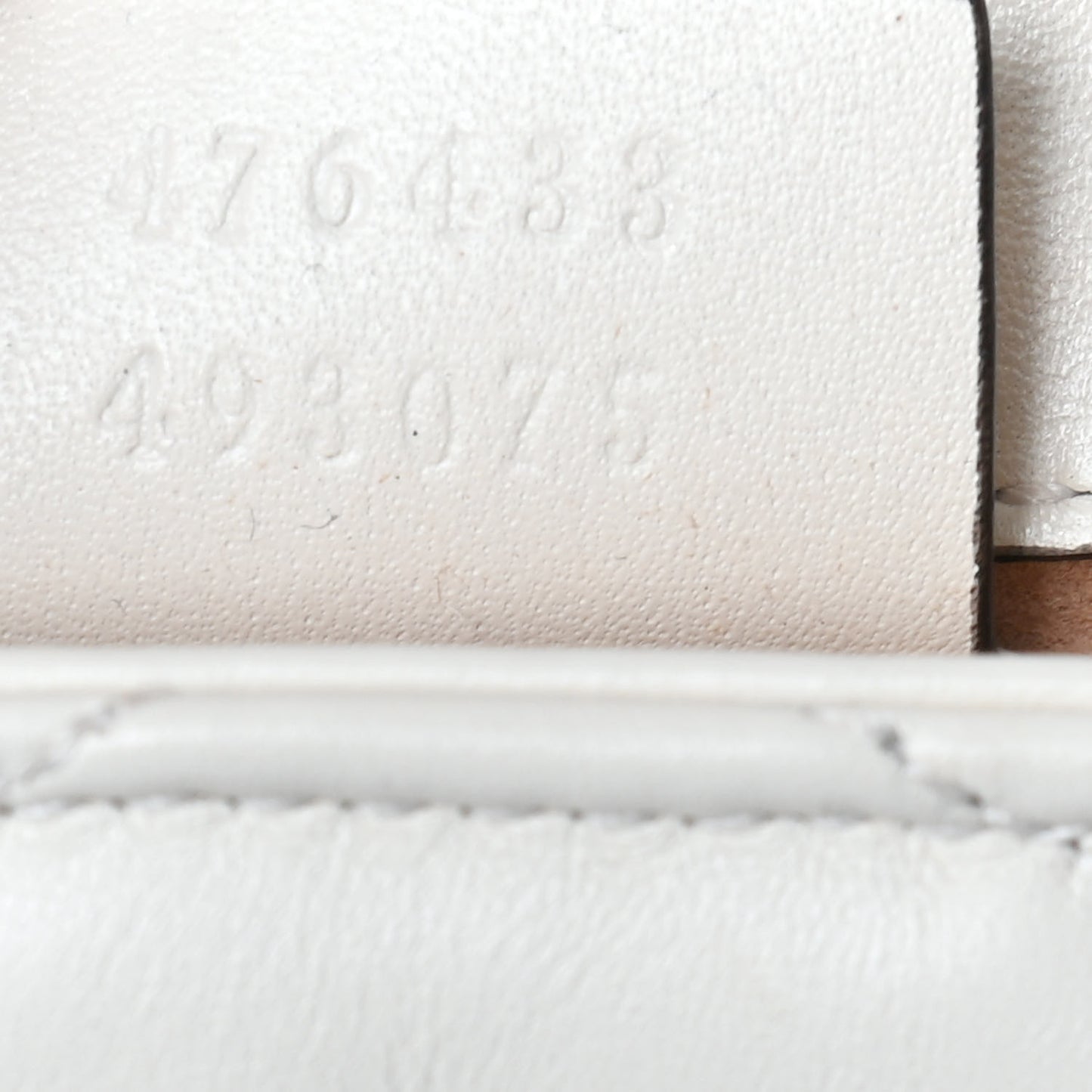 Calfskin Matelasse Super Mini GG Marmont Shoulder Bag White