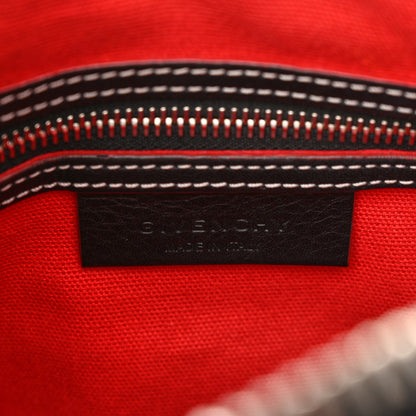 Givenchy Calfskin Bi-Color Topstitch Mini Antigona Black Red 6 of 12