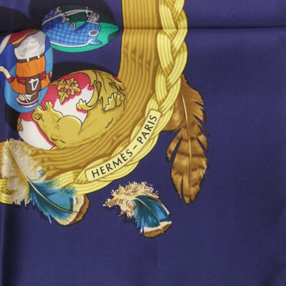 Hermes Silk Couvee D Scarf 90 4 of 7