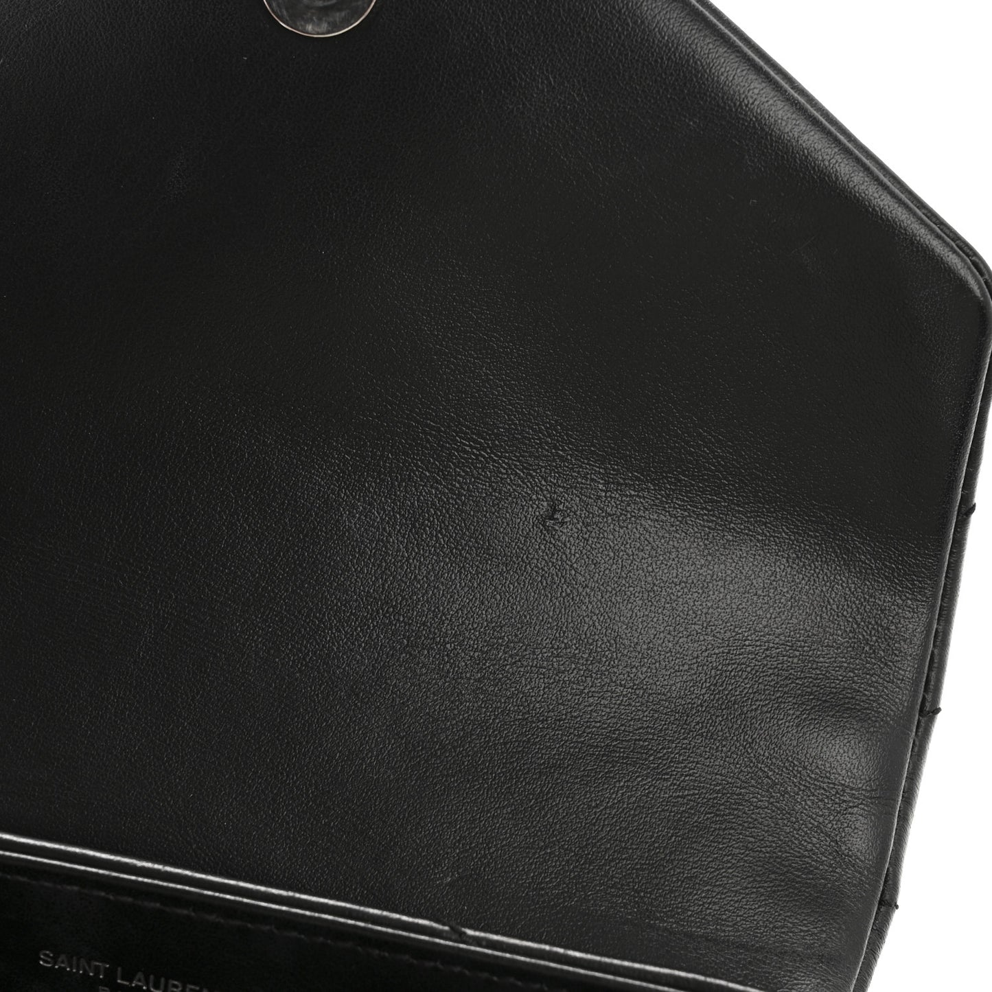Calfskin Y Quilted Monogram Toy Loulou Crossbody Bag Black