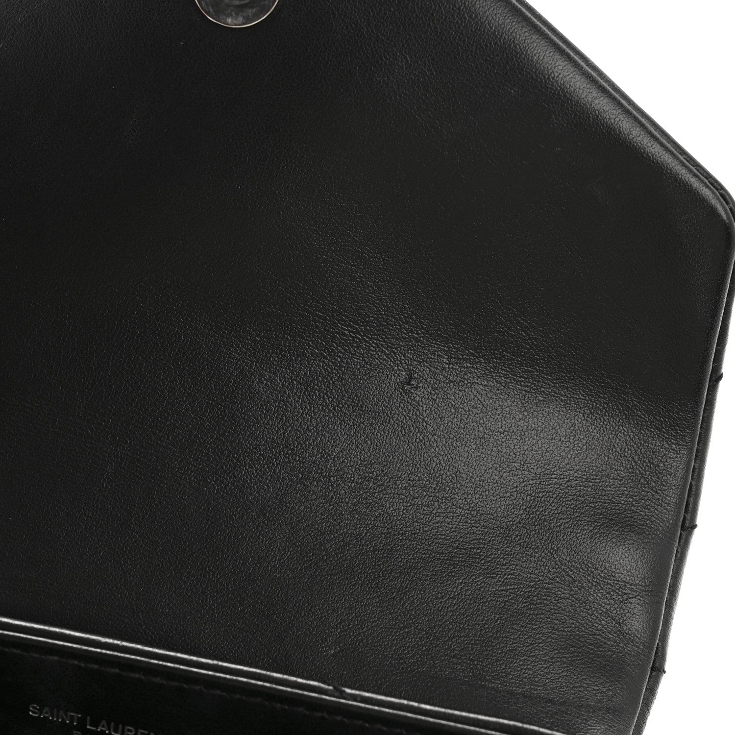 Saint Laurent Calfskin Y Quilted Monogram Toy Loulou Crossbody Bag Black 11 of 11