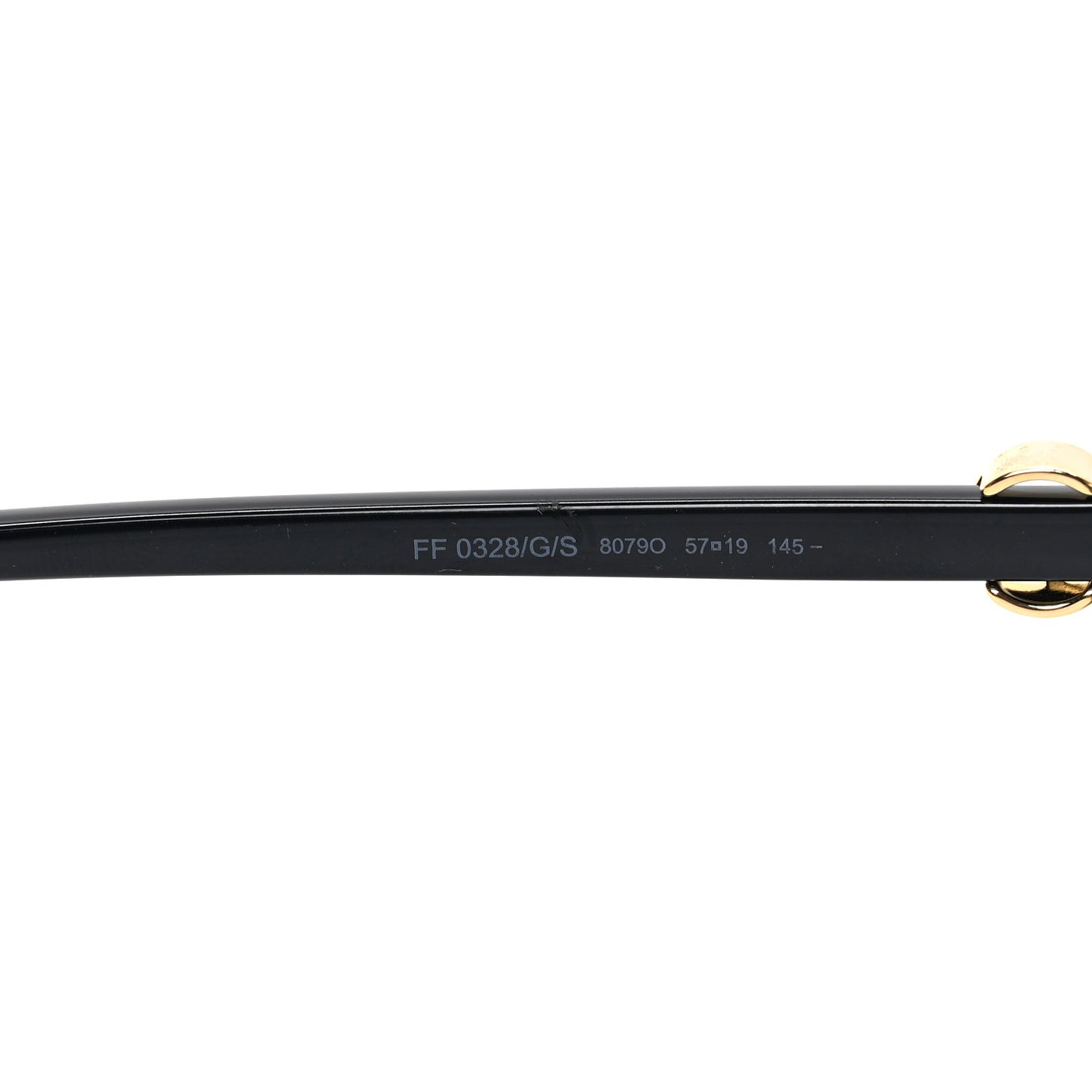 Metal F is Fendi Sunglasses FF 0328/S Black