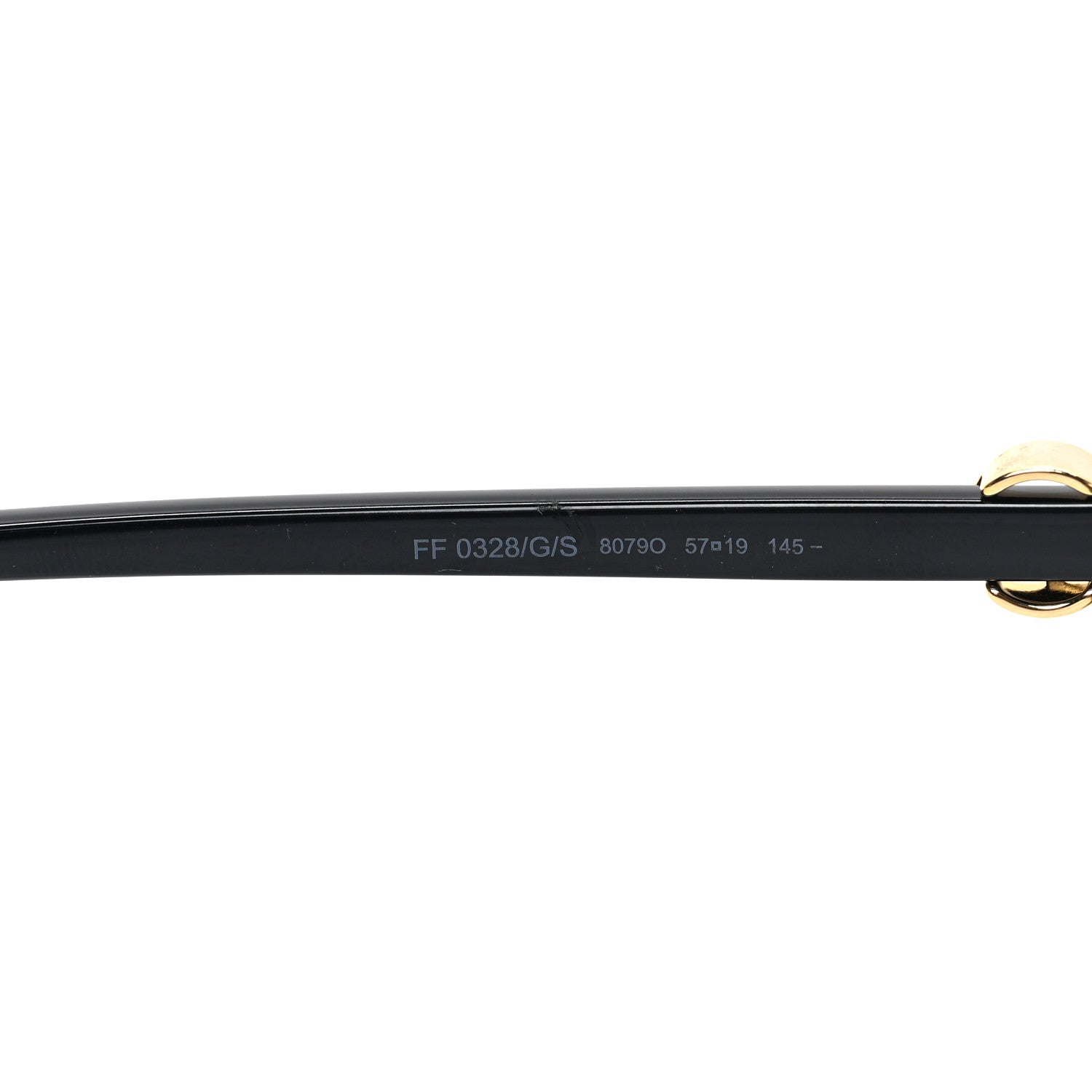 Fendi Metal F is Fendi Sunglasses FF 0328/S Black 6 of 6