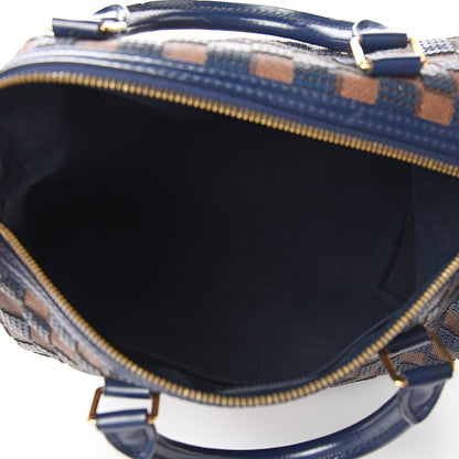 Louis Vuitton Damier Paillettes Speedy 30 Blue 4 of 12