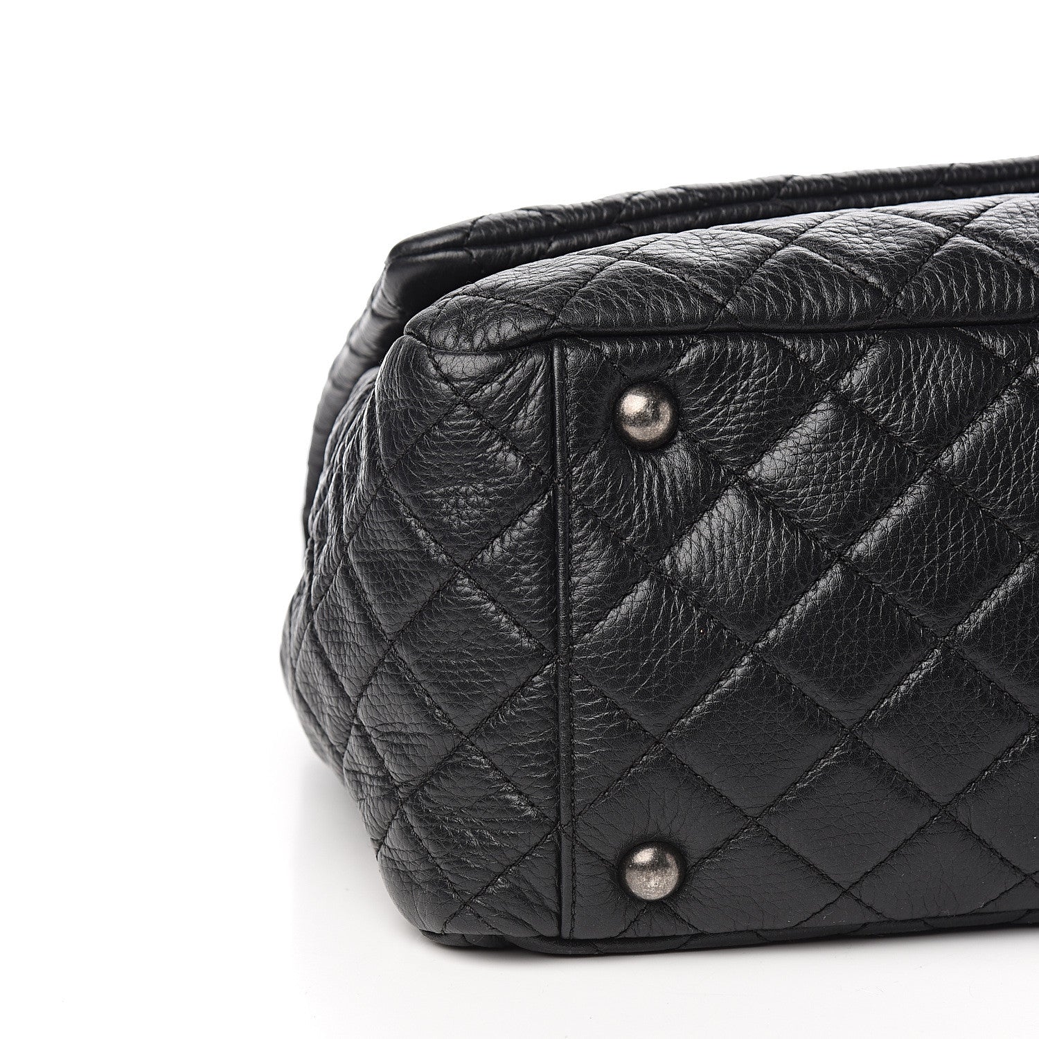 Chanel Calfskin Quilted XXL Travel Flap Bag Black 7 of 10