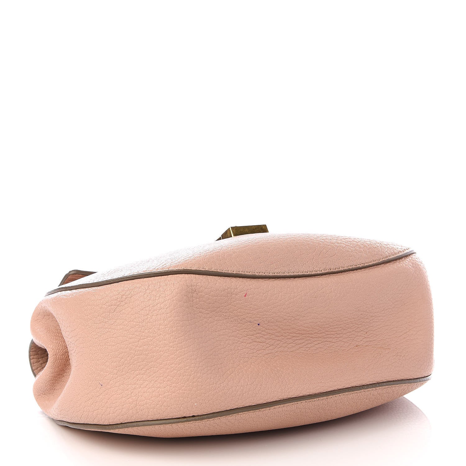 Chloe Grained Lambskin Drew Shoulder Bag Cement Pink 3 of 10