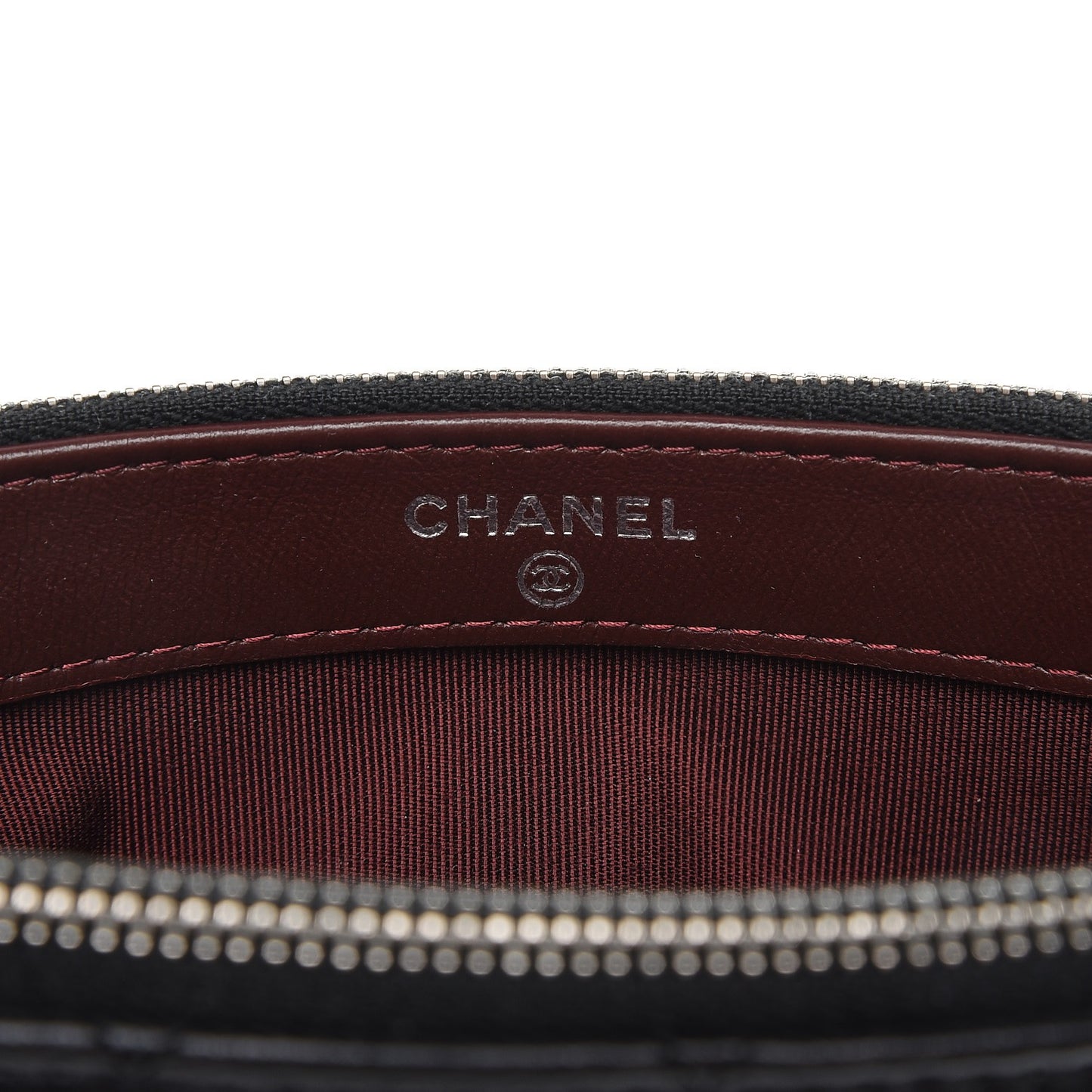 Lambskin Quilted Small Clutch With Chain Black
