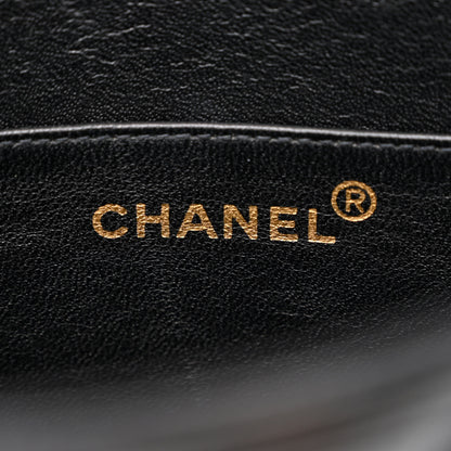 Chanel Patent Quilted Briefcase Laptop Bag Black 6 of 15