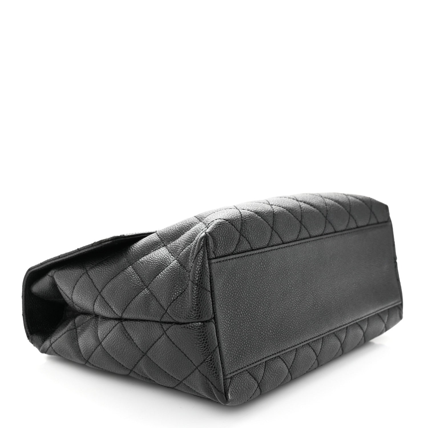 Chanel Caviar Quilted Jumbo Kelly Flap Black 4 of 12