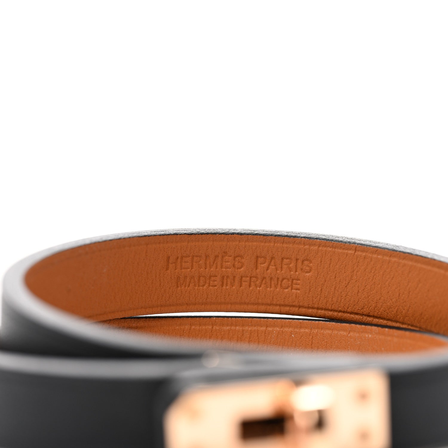 Hermes Swift Kelly Double Tour Bracelet T2 Black 4 of 7