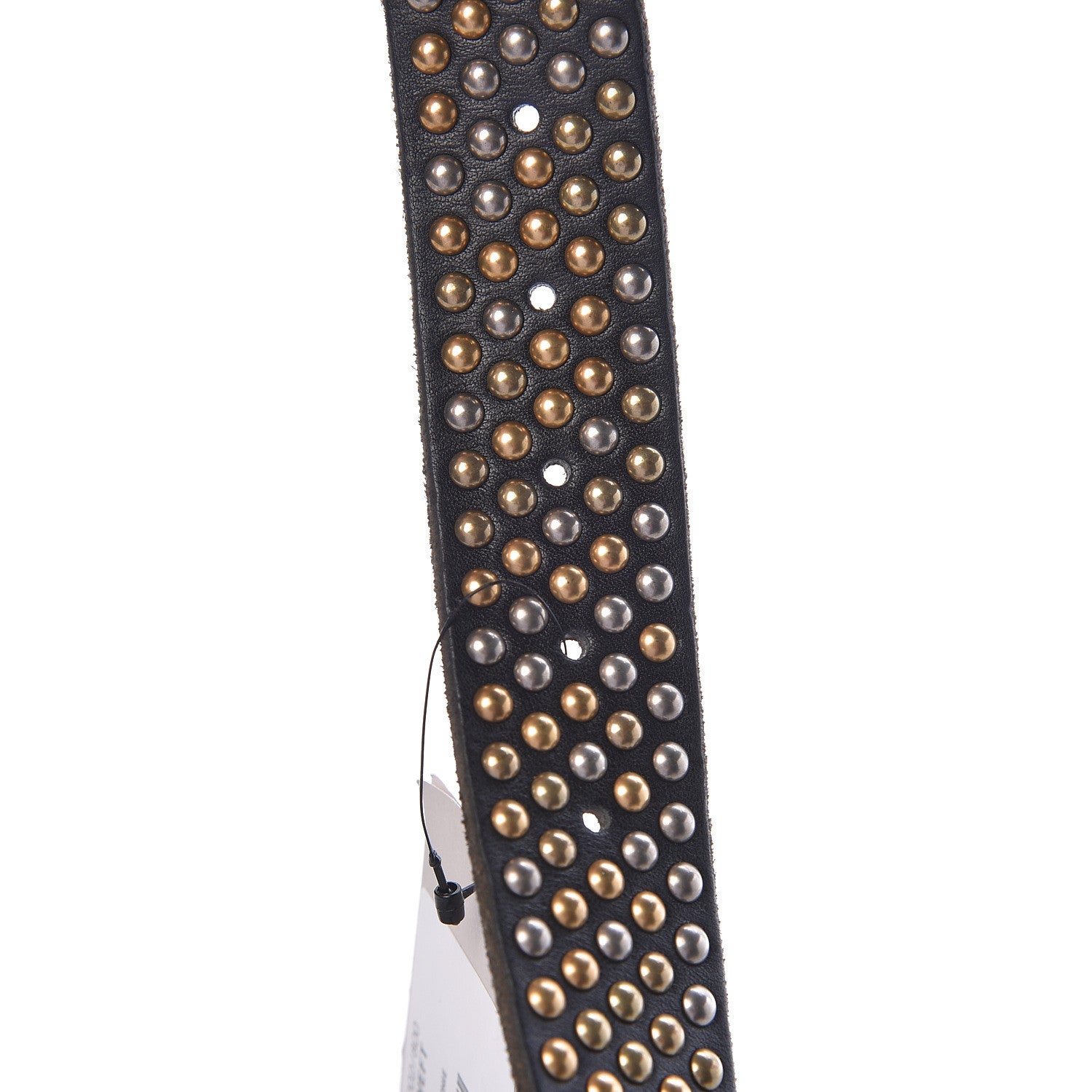 Gucci Calfskin Studded Feline Belt 105 42 Black 5 of 6