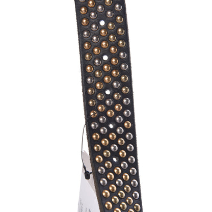 Gucci Calfskin Studded Feline Belt 105 42 Black 5 of 6