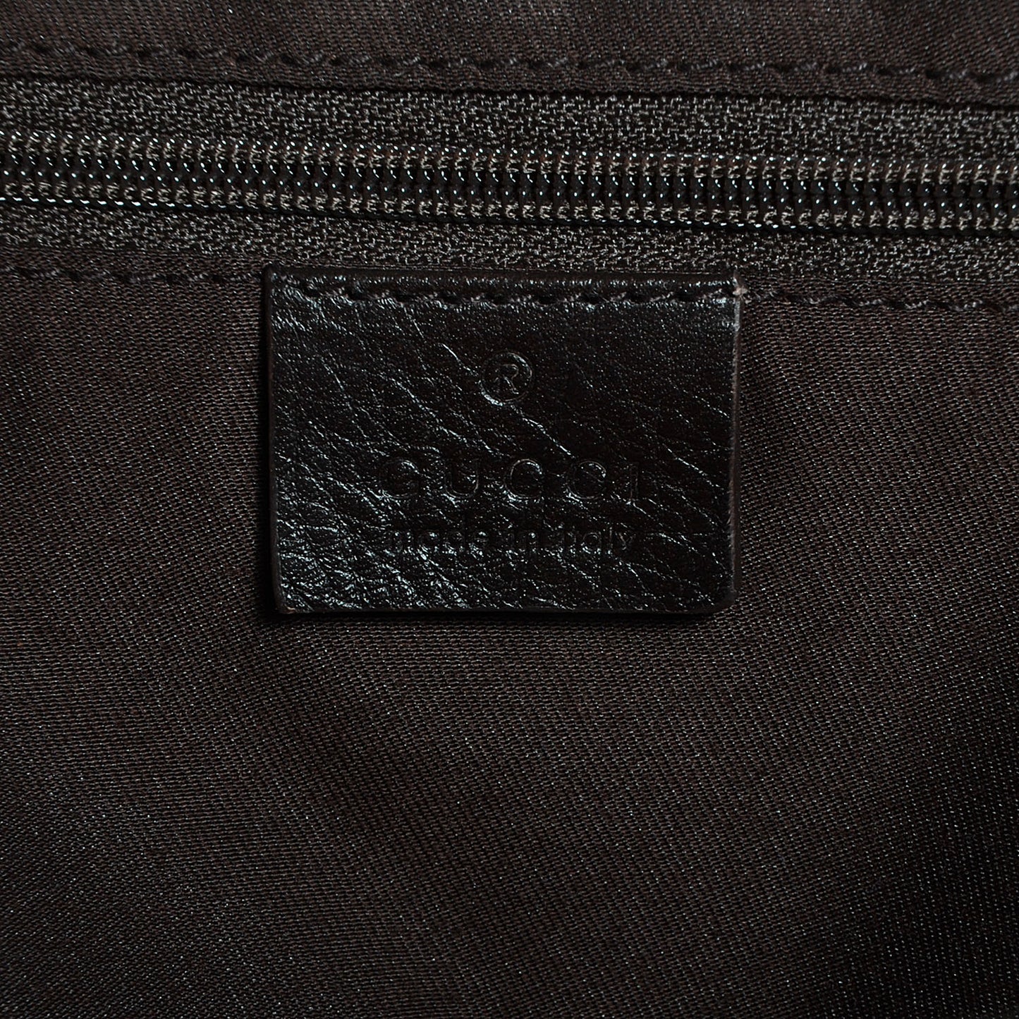 Monogram Medium New Ladies Web Tote Dark Brown
