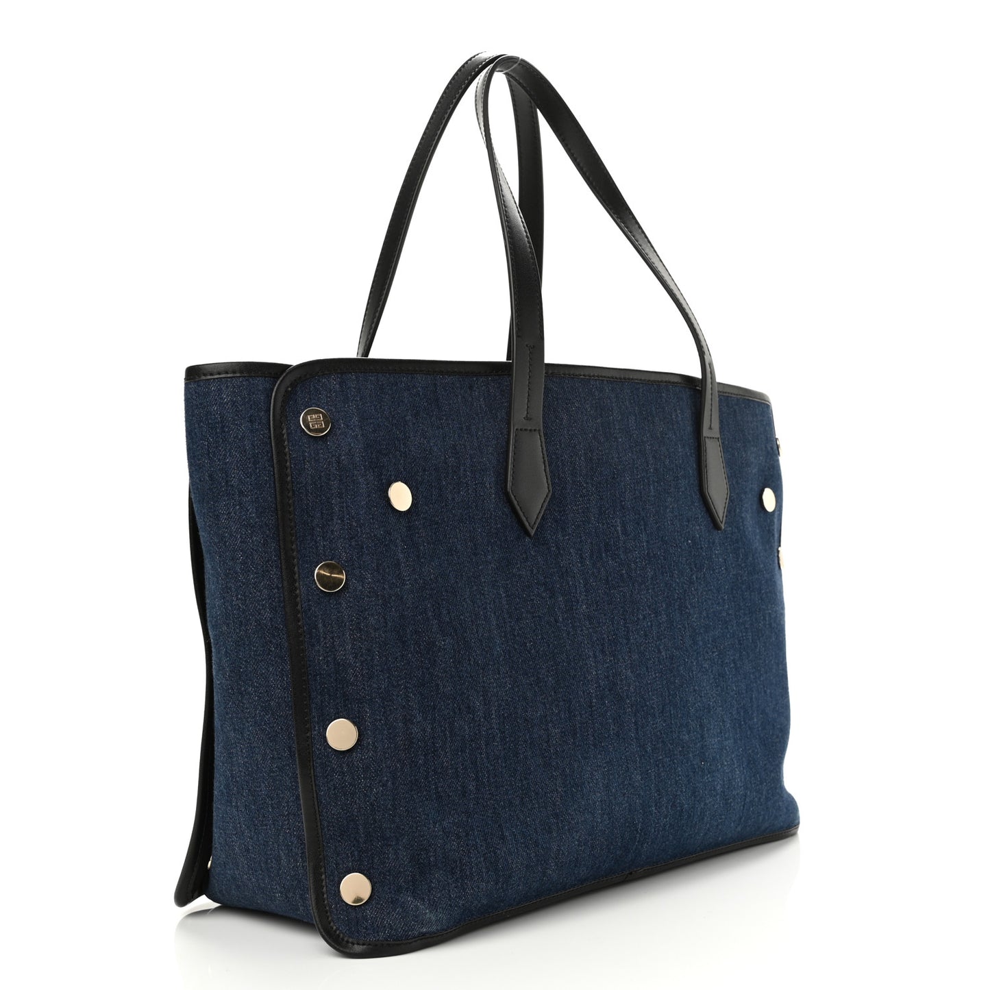 Denim Medium Logo Bond Shopper Tote Blue