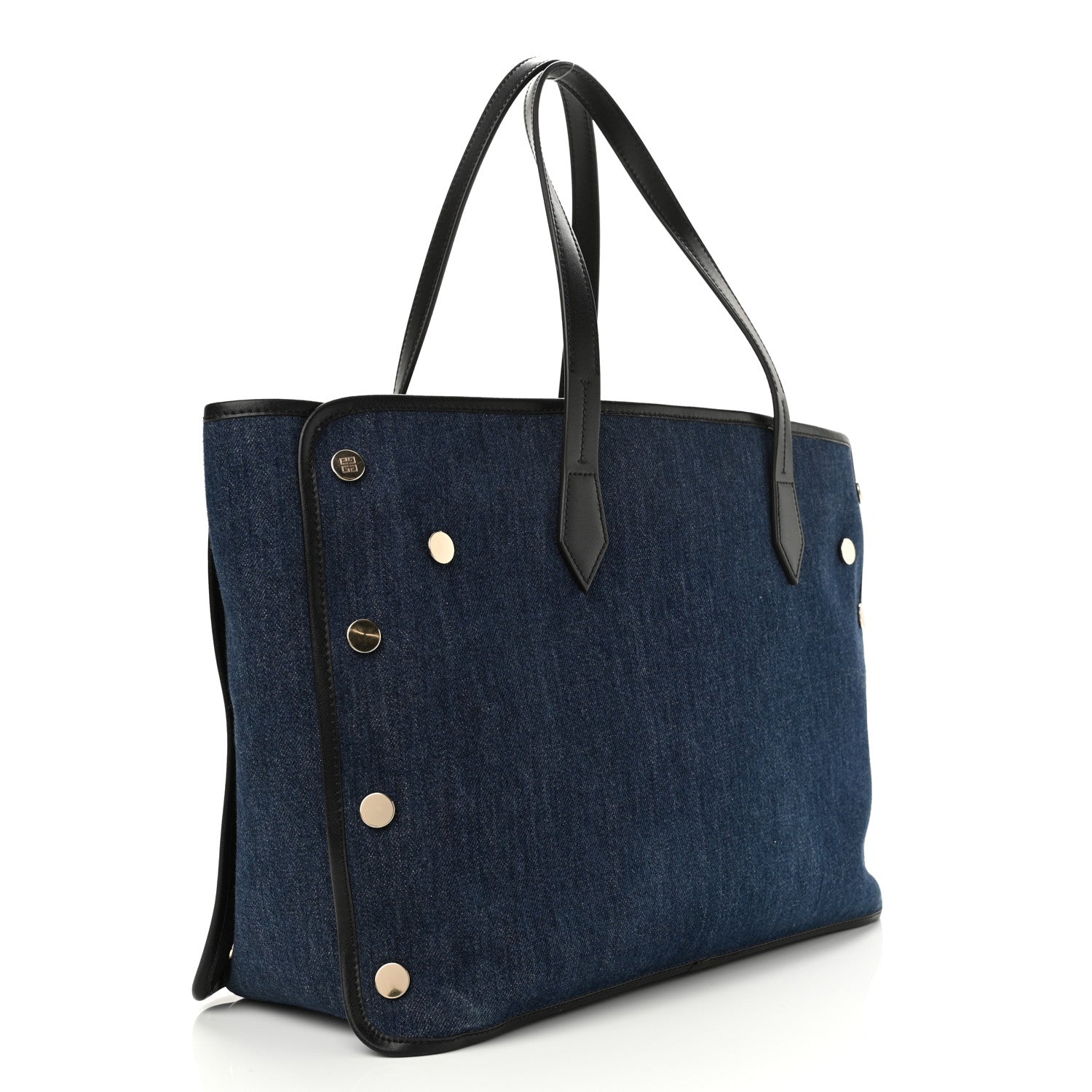 Givenchy Denim Medium Logo Bond Shopper Tote Blue 3 of 11