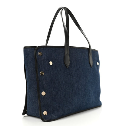 Givenchy Denim Medium Logo Bond Shopper Tote Blue 3 of 11