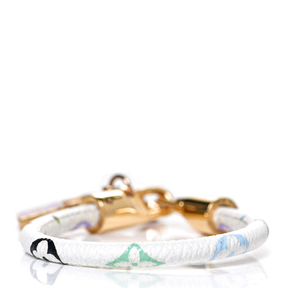 Louis Vuitton Monogram Multicolor Luck It Bracelet 19 White 3 of 5