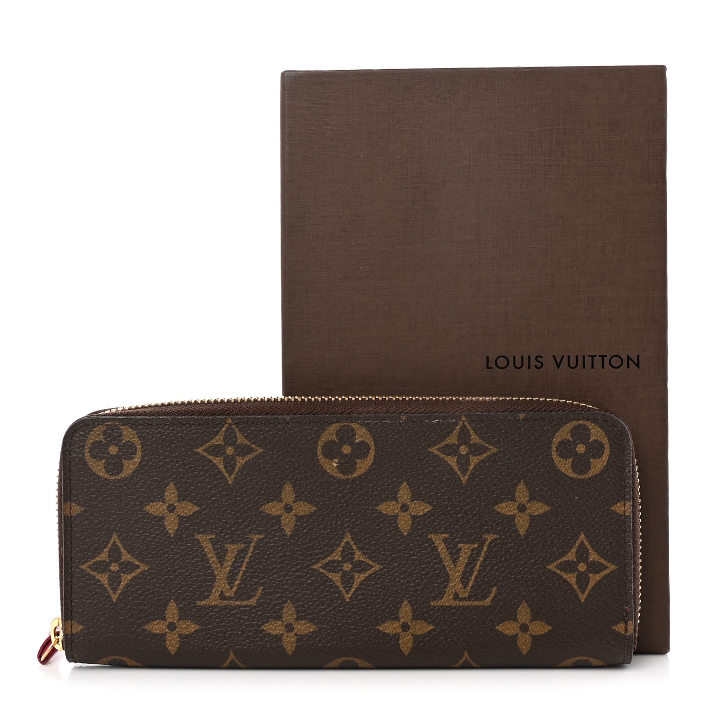 Monogram Clemence Wallet Fuchsia