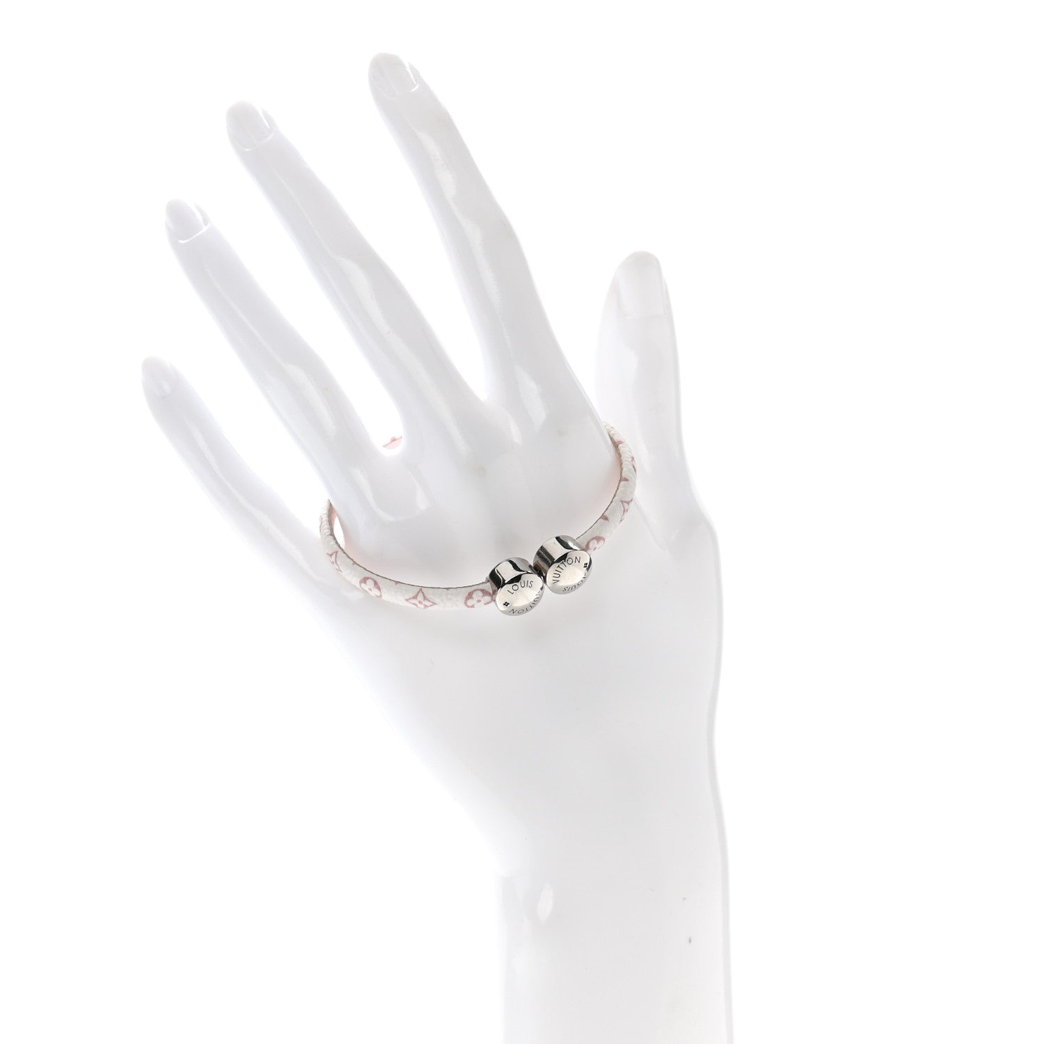 Louis Vuitton Monogram Mini Historic Bracelet 17 White 2 of 6