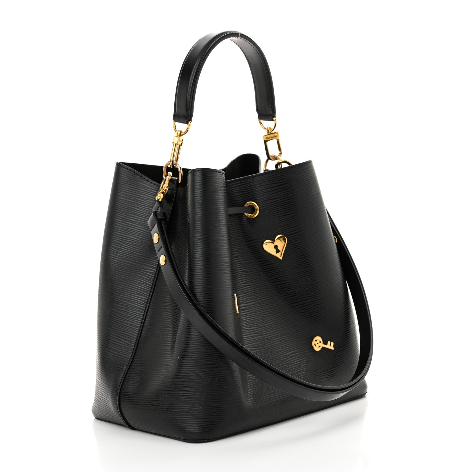 Louis Vuitton Epi Love Lock Neonoe Black 3 of 12